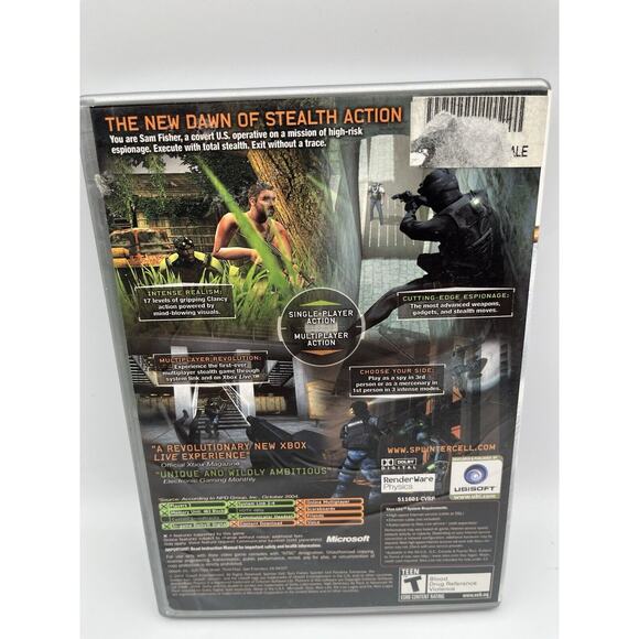 Tom Clancy's Splinter Cell: Pandora Tomorrow (Xbox, 2004) CIB And Tested - Picture 2 of 8